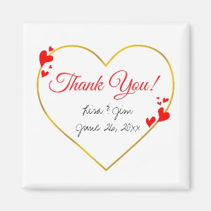 Íman Ímãs de agradecimento personalizáveis