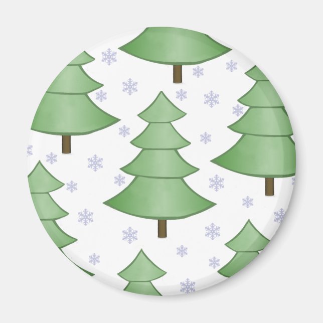 Íman Ímãs de Árvores de Natal (Frente)