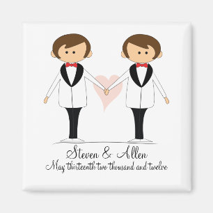 Íman Ímãs de casamento para dois noivos