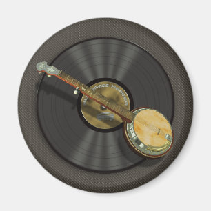 Íman Imãs de geladeira da música do banjo