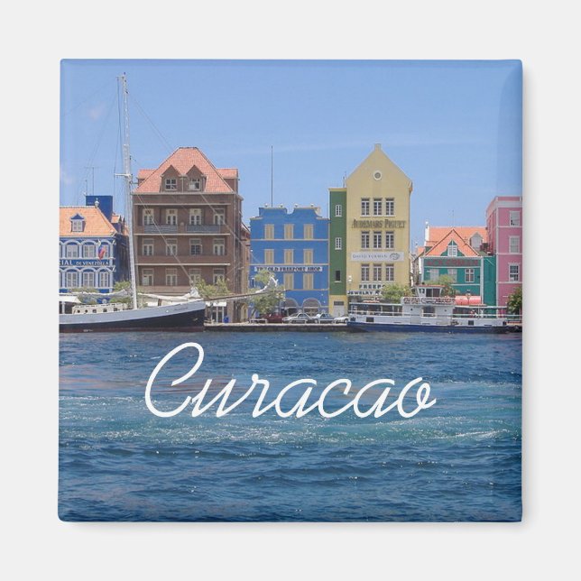 Íman Imãs de geladeira de Foto Viagem Curacao (Frente)