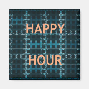 Íman Imãs de geladeira de Hora Feliz