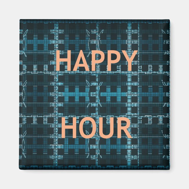 Íman Imãs de geladeira de Hora Feliz (Frente)