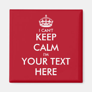 Íman Imãs de geladeira engraçadas   eu não consigo m