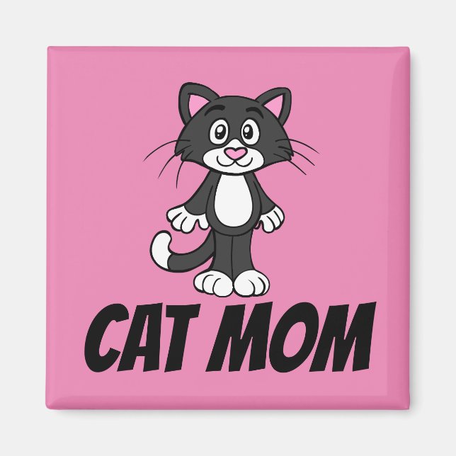 ÍMAN IMÃS DE GELADEIRA MOM CAT (Frente)