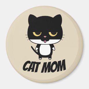 ÍMAN IMÃS DE GELADEIRA MOM CAT