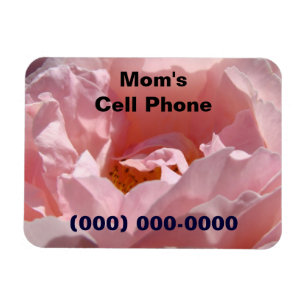 Íman Ímãs de Geladeira Número de Telefone Celular da Ma