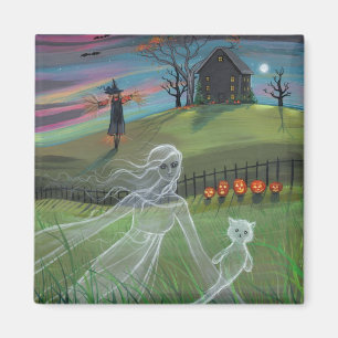 Íman Ímãs de Halloween Amigos Fantasmas