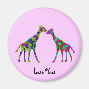 Íman Ímãs de Luv do girafa