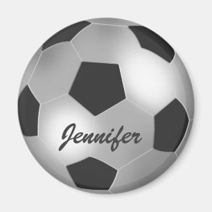 Íman Ímãs de prata conhecidos customizáveis da bola