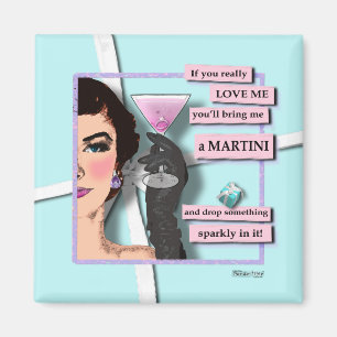 Íman Ímãs - diamantes & Martinis