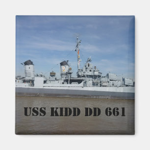 Íman Ímãs do DD 661 de USS KIDD