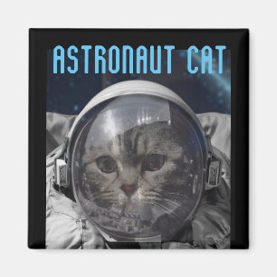ÍMAN ÍMÃS DO ESPAÇO DO CAT DO ASTRONAUTA