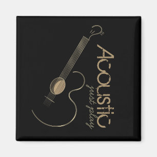 Íman Ímãs do logotipo da guitarra acústica