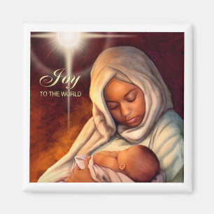 Íman Ímãs do Natal de Madonna do afro-americano