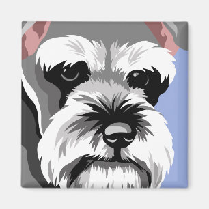 Íman Ímãs do Schnauzer diminuto