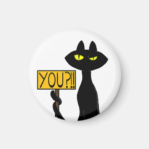 Íman Ímãs engraçados Bad Boogie -O Gato- "Você?!!"