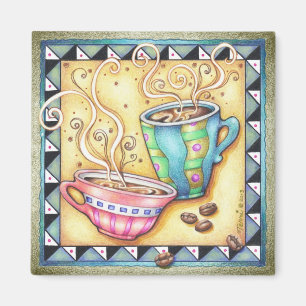 ÍMAN ÍMÃS - FEIJÕES LEGAIS! ARTE DO CAFÉ