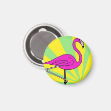 Ímãs Flamingo Rosa