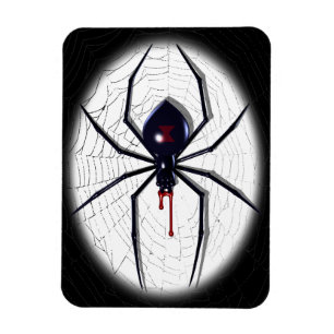 Íman Ímãs flexíveis da aranha da viúva negra