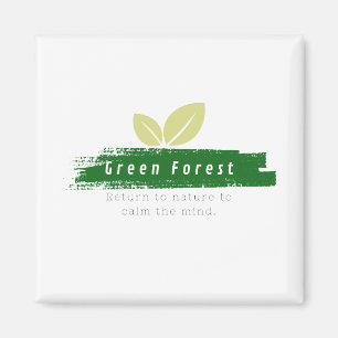 Íman Ímãs floresta verde