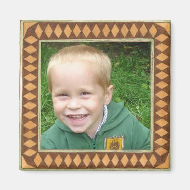 Íman ímãs fotográficos (Frente)