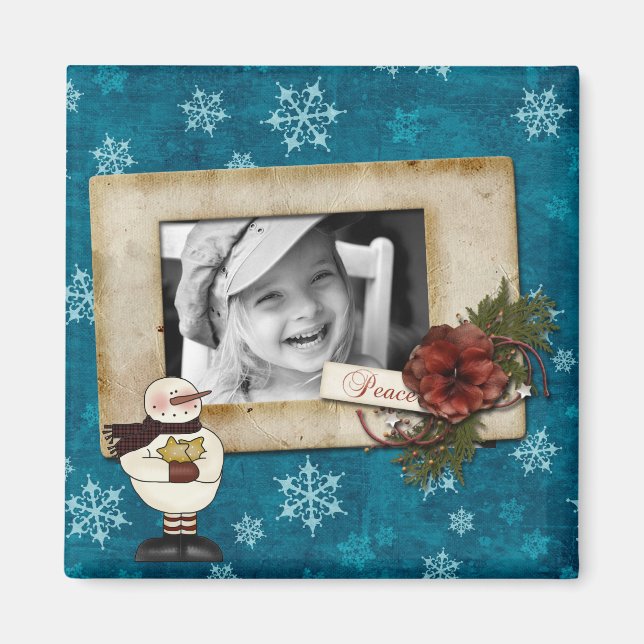 Íman ímãs fotográficos (Frente)