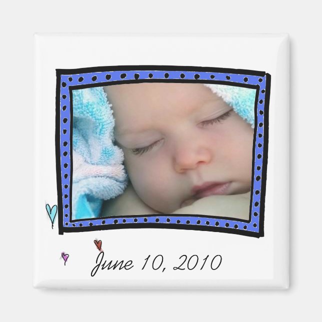 Íman ímãs fotográficos (Frente)