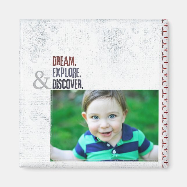 Íman ímãs fotográficos (Frente)