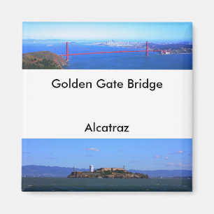 Íman Ímãs - golden gate bridge e Alcatraz