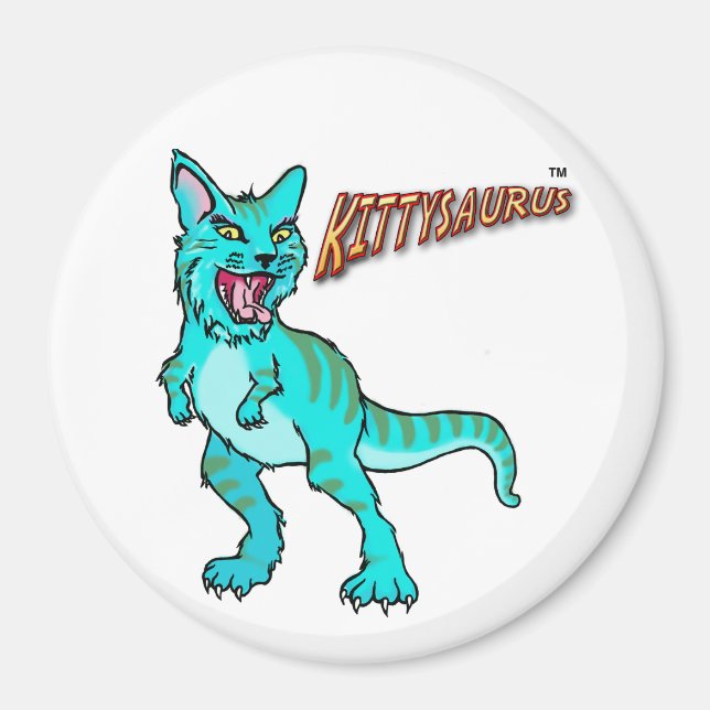Íman Ímãs KITTYSAURUS™ (Frente)