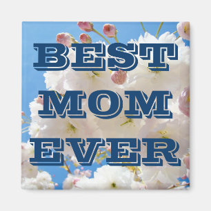 Íman ÍMÃS MELHOR MÃE DE TODAS Flores Flora Primavera