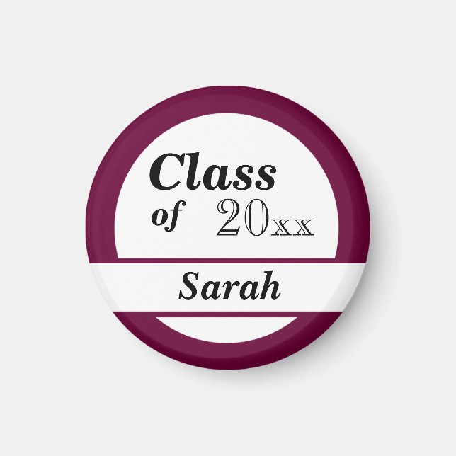 Íman Ímãs Personalizados de Formatura (Frente)
