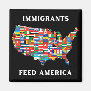 Íman Imigrantes alimentam a América Direitos Liberais p