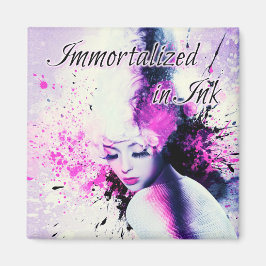 Íman Imortalizado no Magnete de Tinta