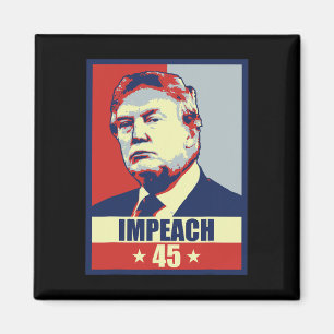 Íman Impeachment 45 Presidente Homens Mulheres Anti Don