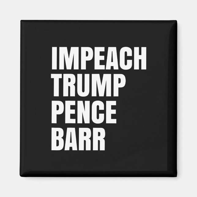 Íman Impeachment Trump Pence Rr 1  (Frente)