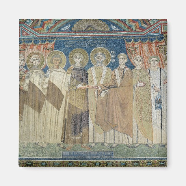 Íman Imperador Constantine IV concede imunidade fiscal (Frente)