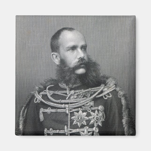 Íman Imperador Franz José I da Áustria (Frente)