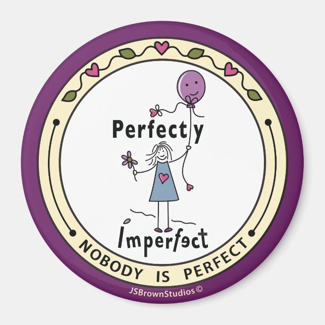 Íman Imperfeito 1A_Round Magnet 3" (Frente)