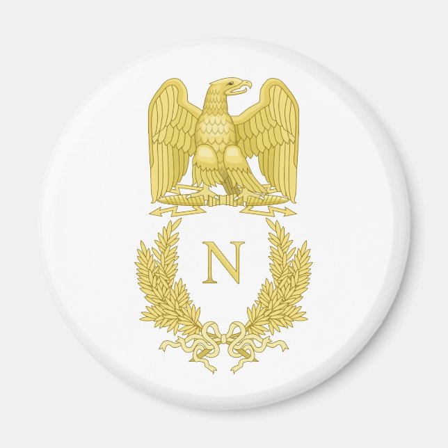 Íman Imperial Napoleão I Eagle Emblem Magnet (Frente)
