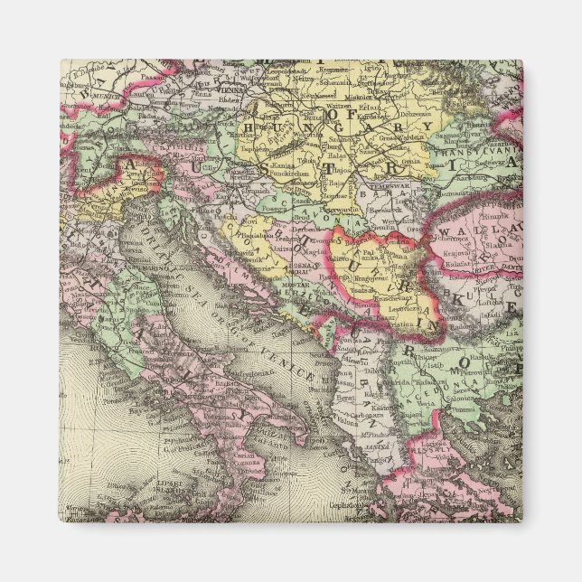 Íman Império Austríaco, Itália, Turquia na Europa, Gréc (Frente)