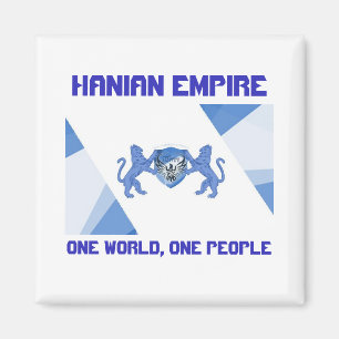 Íman Império Haniano Bandeira Um Mundo Um Pessoas