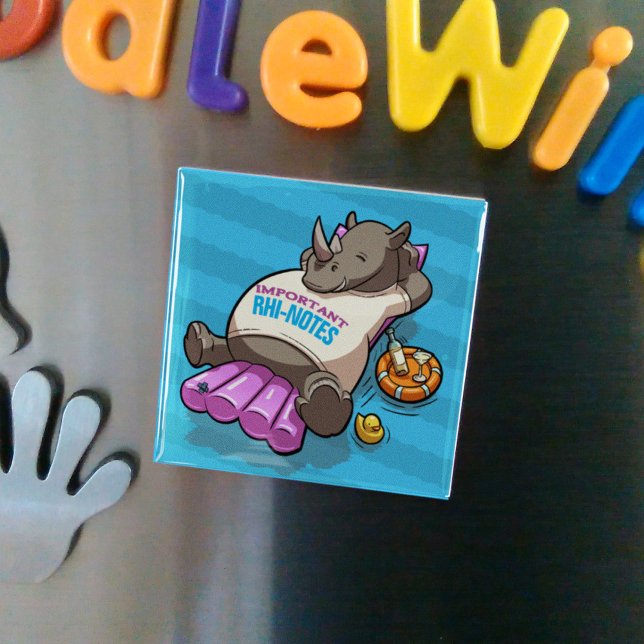 Íman Importante Rinoponentes Funny Relaxou o Cartoon Rh (Criador carregado)