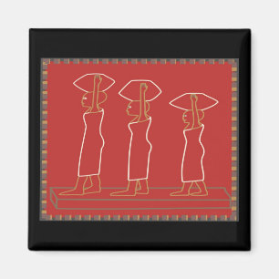 Íman impressão #3 do woodcut