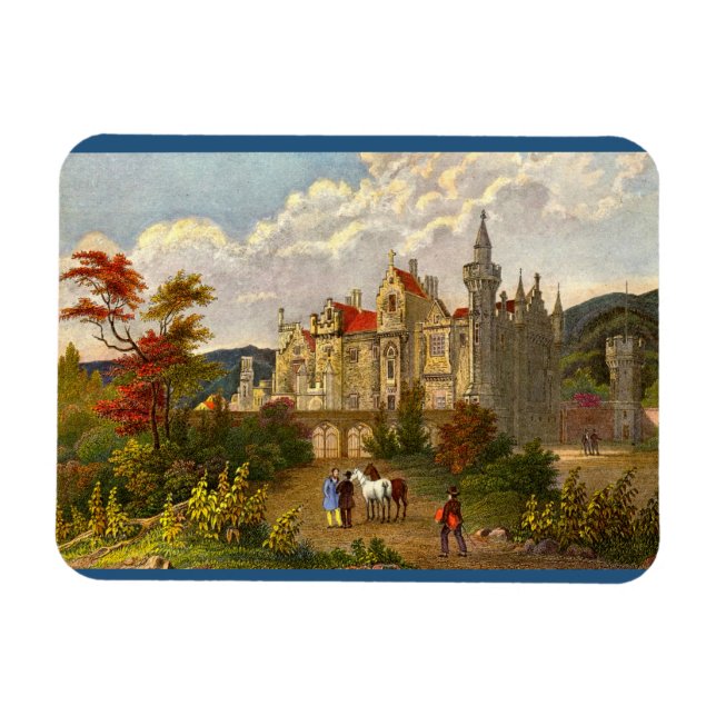 Íman impressão antigo da Casa de Abbotsford (Horizontal)