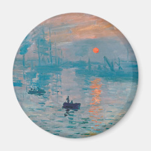 Íman Impressão Clausto sunrise impressionista