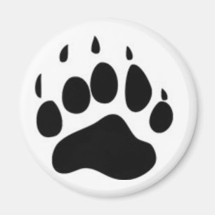 Íman Impressão da pata de urso