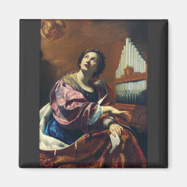 Íman Impressão de Arte "Concerto Celestial" Saint Cecil