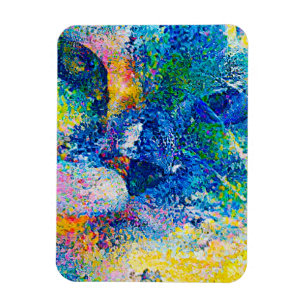 Íman Impressão de arte de Abstrato vibrante